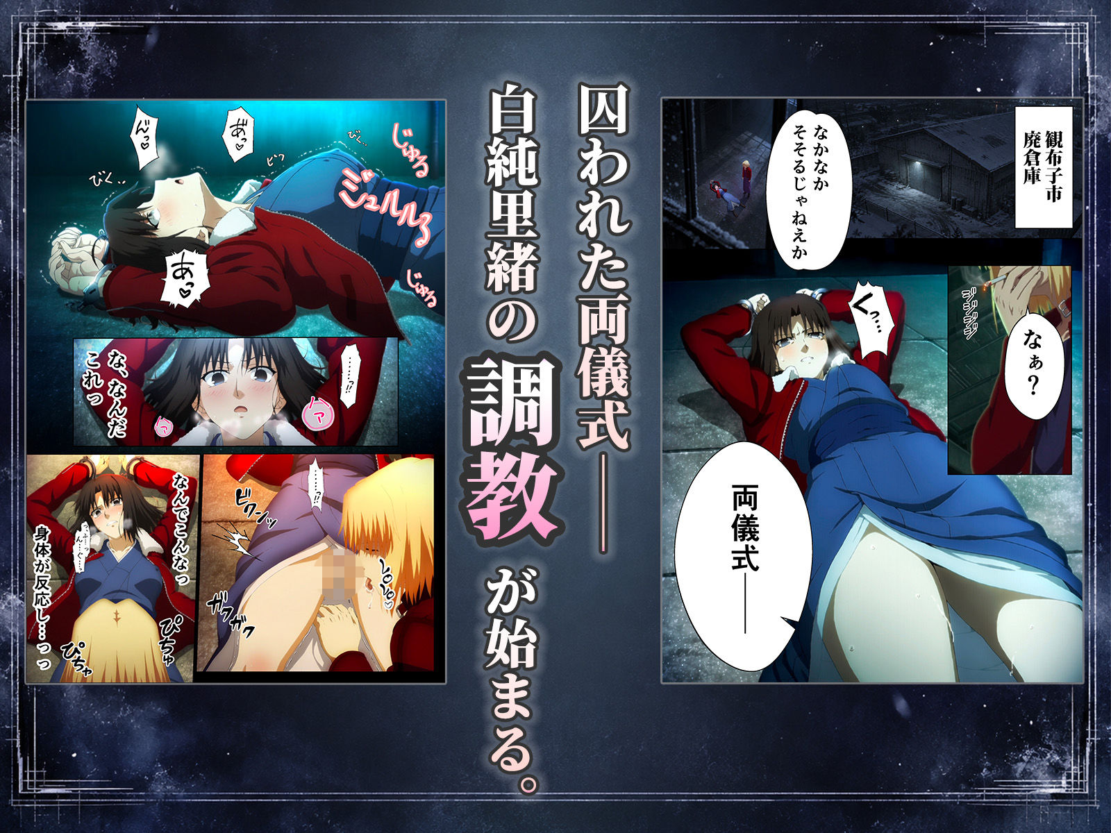 寝取られ考察 監禁調教と媚薬アクメに堕ちる両儀式 d_746533 画像1