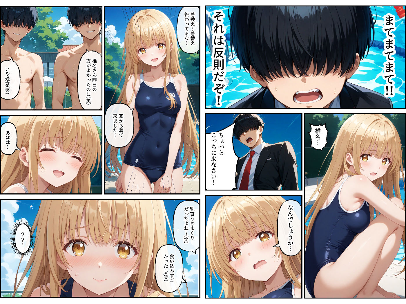昭和教師法案で無双するおれ2〜水泳補修で変わり果てた天使さまの成れの果て〜 d_811547 画像4
