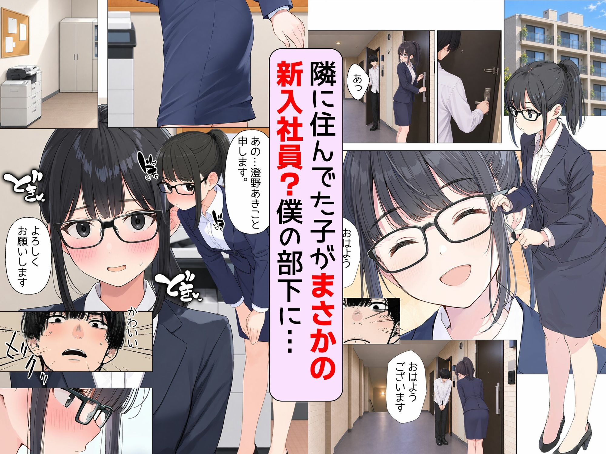 【漫画】まさかお隣さんが僕の会社の新卒OLだったなんて d_823245 画像2