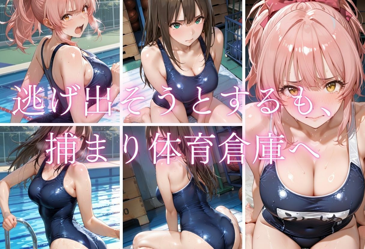 学校のプールでスクール水着を狙う教師〜逃げるヒロインは体育館倉庫で完堕ち〜Vol.1 d_823785 画像7