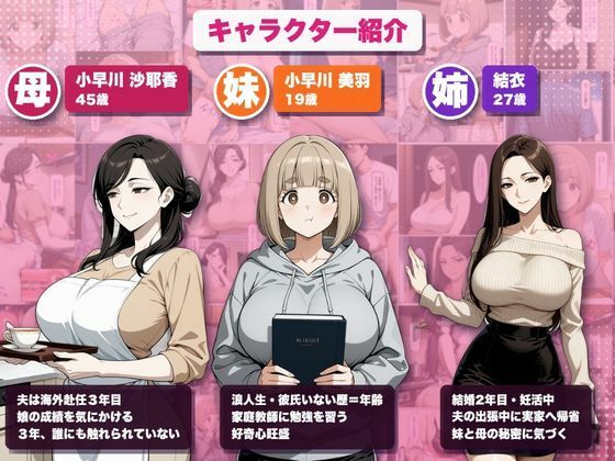 娘の家庭教師に種付けされまくった巨乳母娘の話 d_830485 画像1