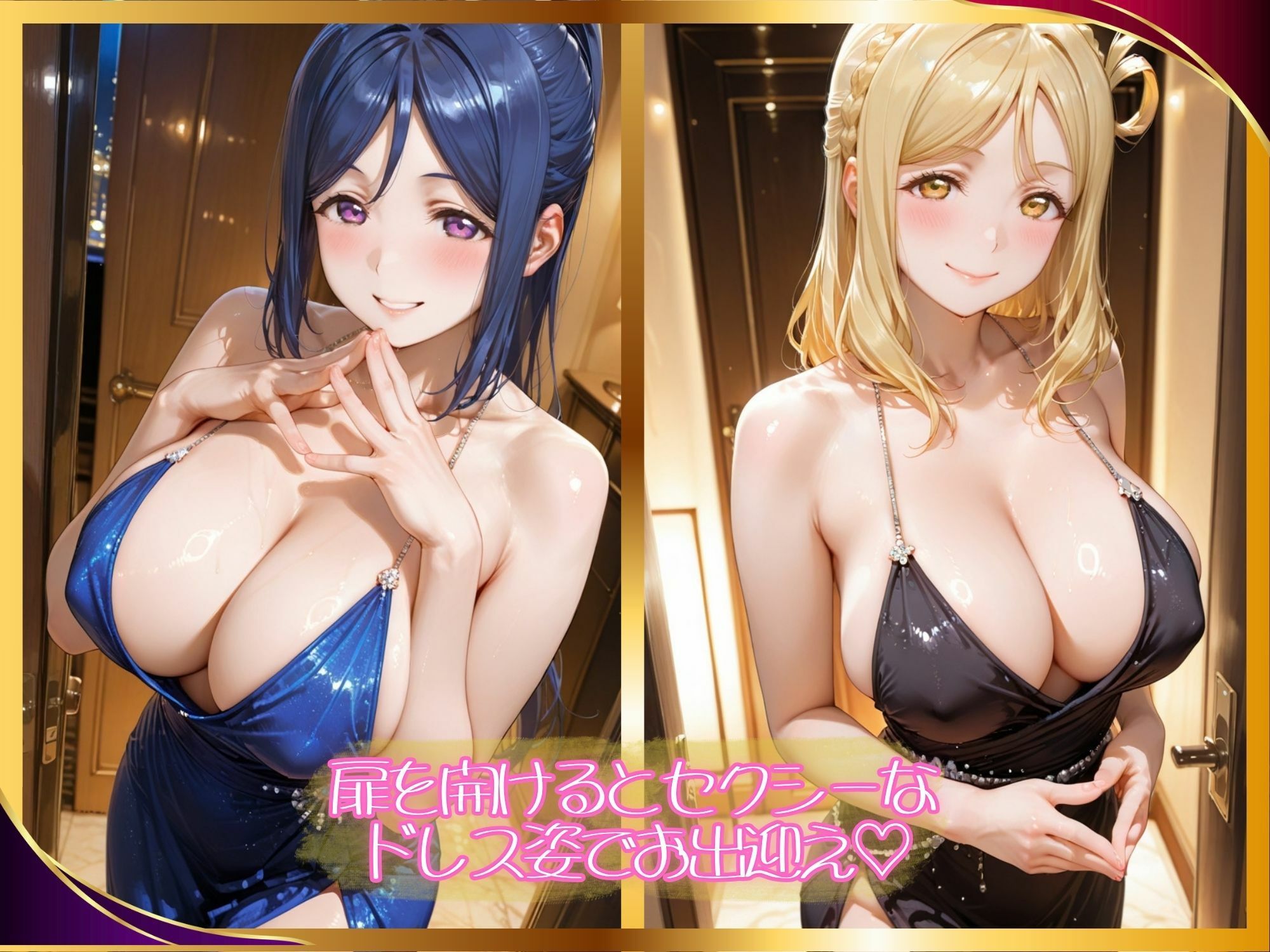 【高級風俗嬢】濃厚ご奉仕 〜ラブラ●ブ！サ●シャイン！！ 松浦 ●南＆小原 ●莉〜 d_830565 画像1