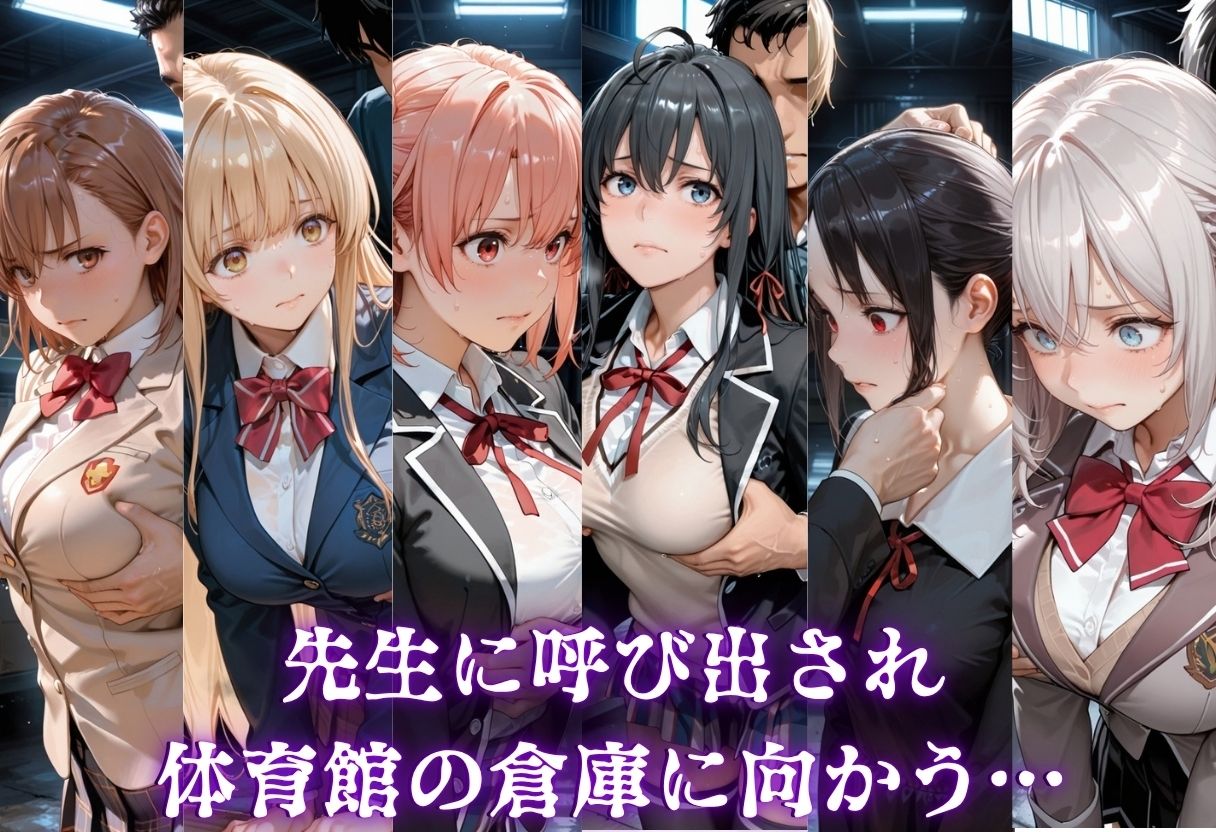 先生に呼び出されて体育館の倉庫で犯●れた d_831509 画像1
