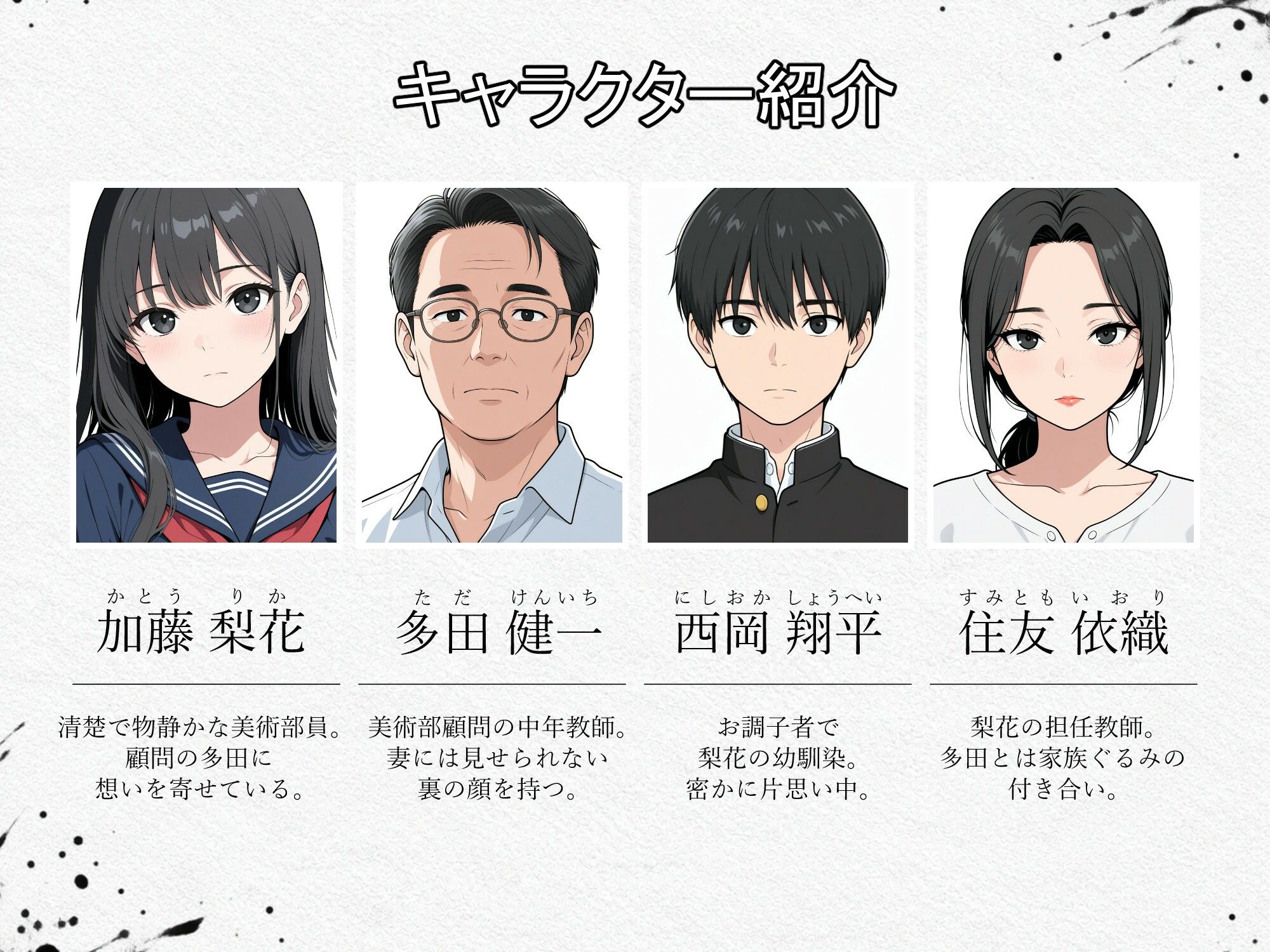 清楚で控えめな美術部の加藤さん〜絶倫顧問と放課後こっそりヤリまくってた話〜 d_831919 画像1