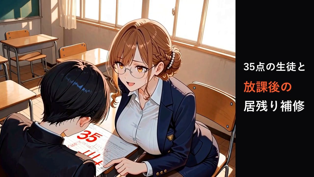 居残り補修、人妻教師が教え子にイかされる d_832336 画像1