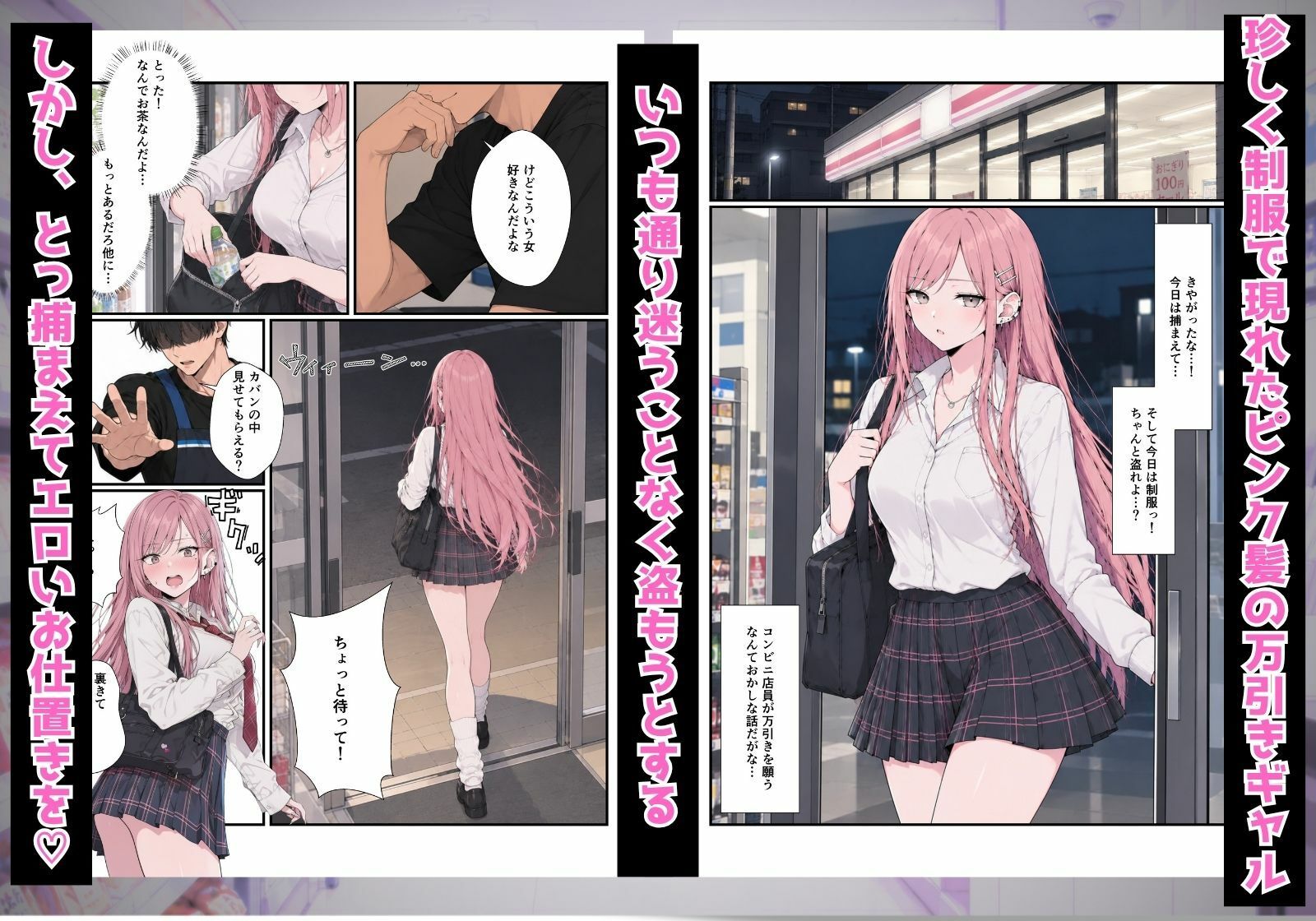 コンビニ店長の俺、万引きギャルに中出し強要したら妊婦にさせちゃった。 d_836696 画像6