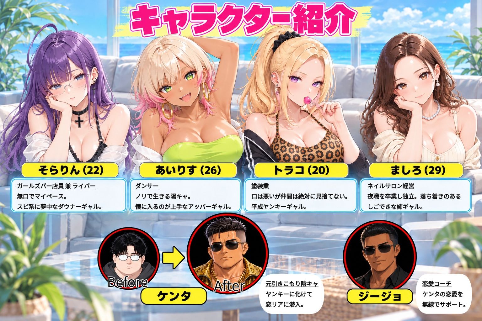 モブ上等〜ギャルだらけの恋愛リアで弱男が無双する話 d_839111 画像1