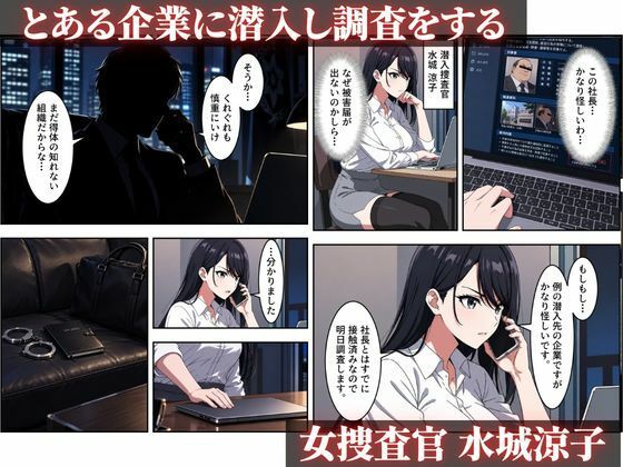 【セリフ付き】捕らわれた女捜査官〜屈辱の完全敗北〜Vol.2 d_839621 画像1