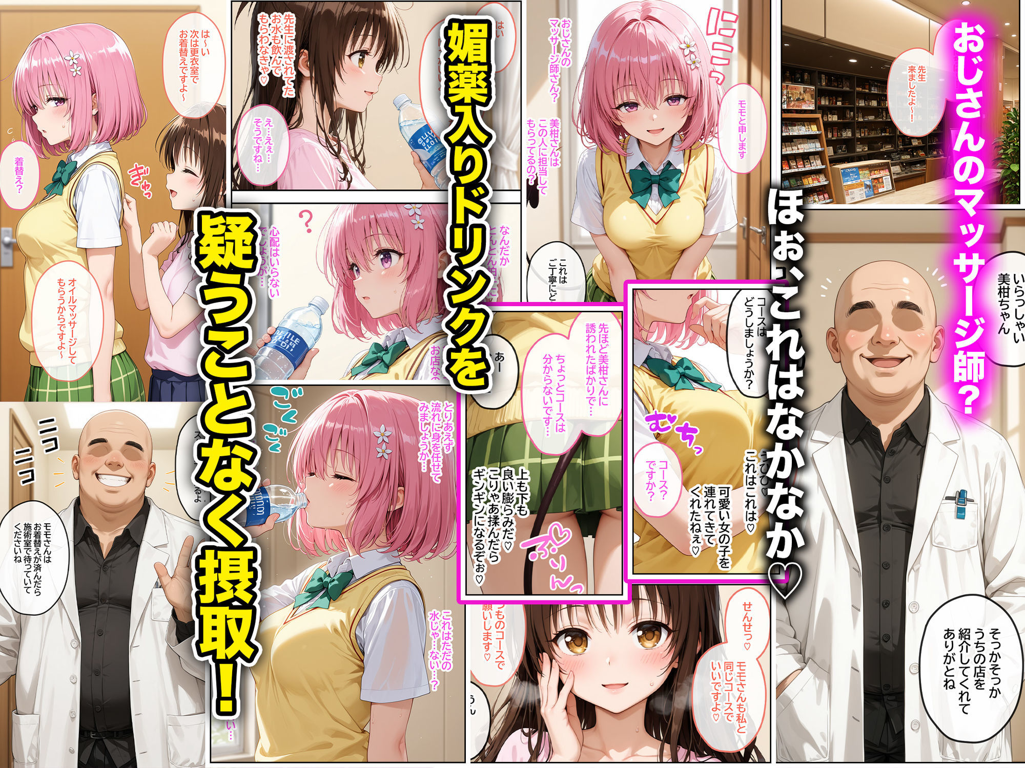 姦かわいい、わたしたち。イカれたおじさんから媚薬漬けにされて絶頂失禁を繰り返しキメセク調教された話〜前編〜 d_839831 画像2